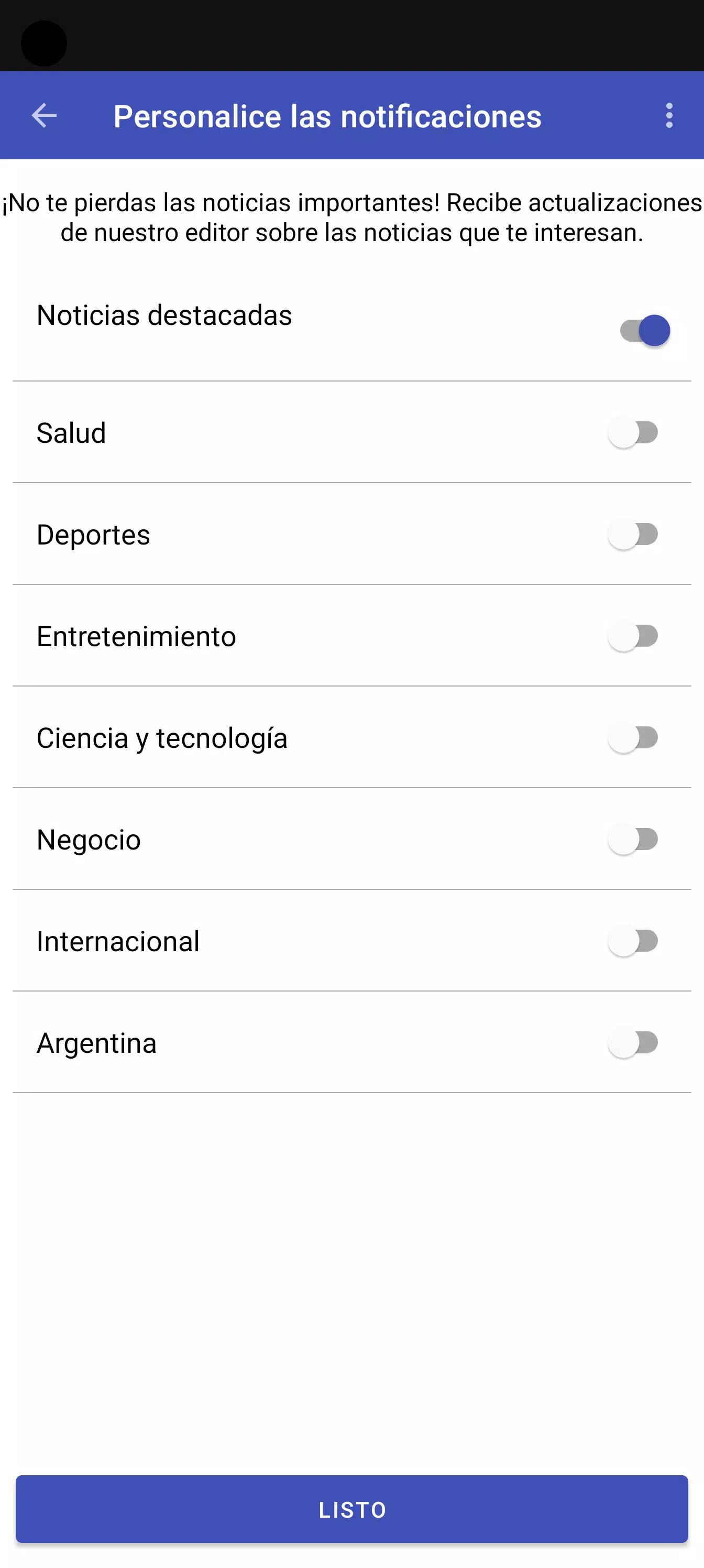 Argentina News Screenshots