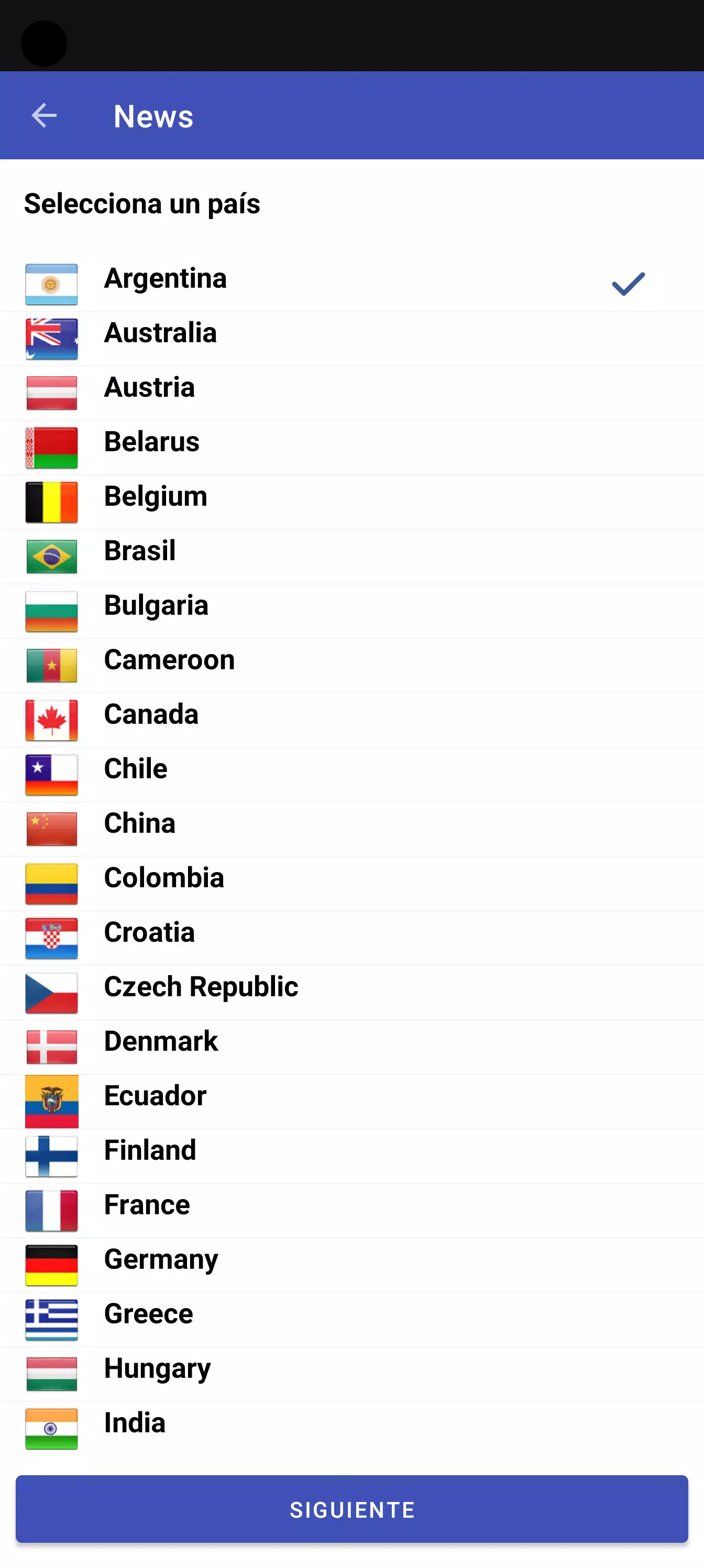 Argentina News Screenshots