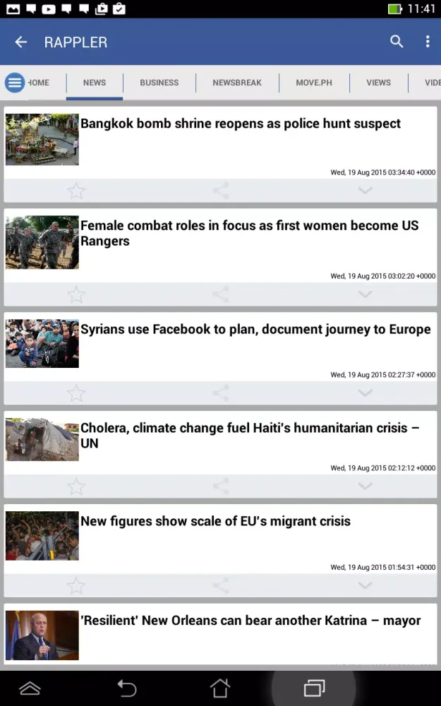 Philippines News Screenshots