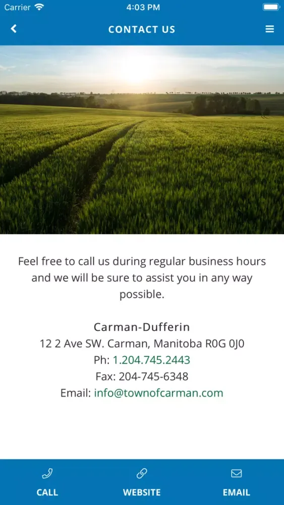 Zrzuty ekranu Carman-Dufferin