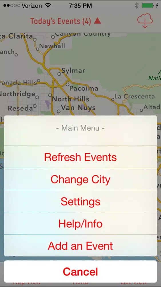 Free Events (events4free) 스크린샷