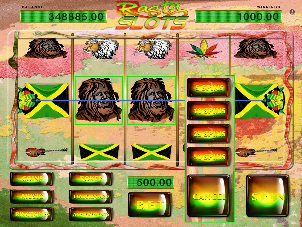 Rasta Slots iPad  Screenshots