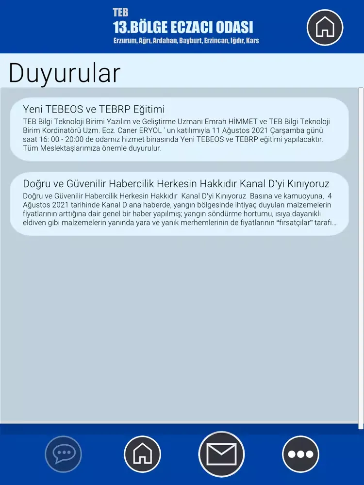 Zrzuty ekranu Ecza 13 iPad 