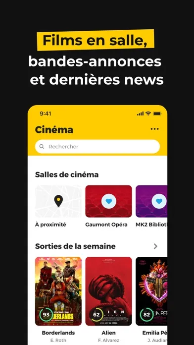 AlloCiné, les films au cinéma应用截图