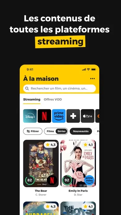 AlloCiné, les films au cinéma应用截图