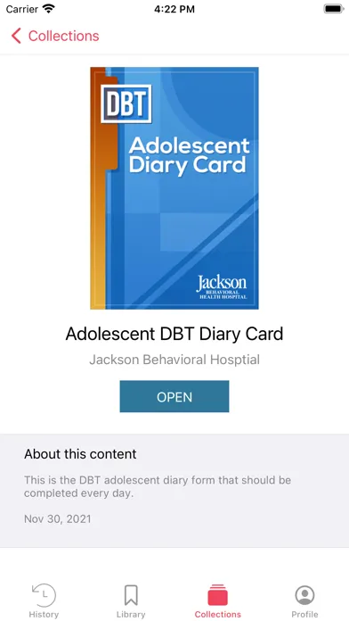 DBT for Adolescents スクリーンショット