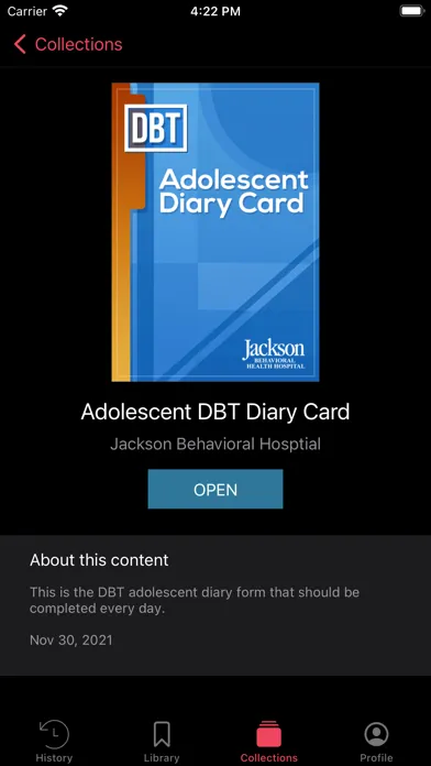 DBT for Adolescents スクリーンショット
