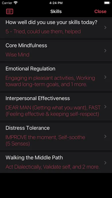 DBT for Adolescents スクリーンショット