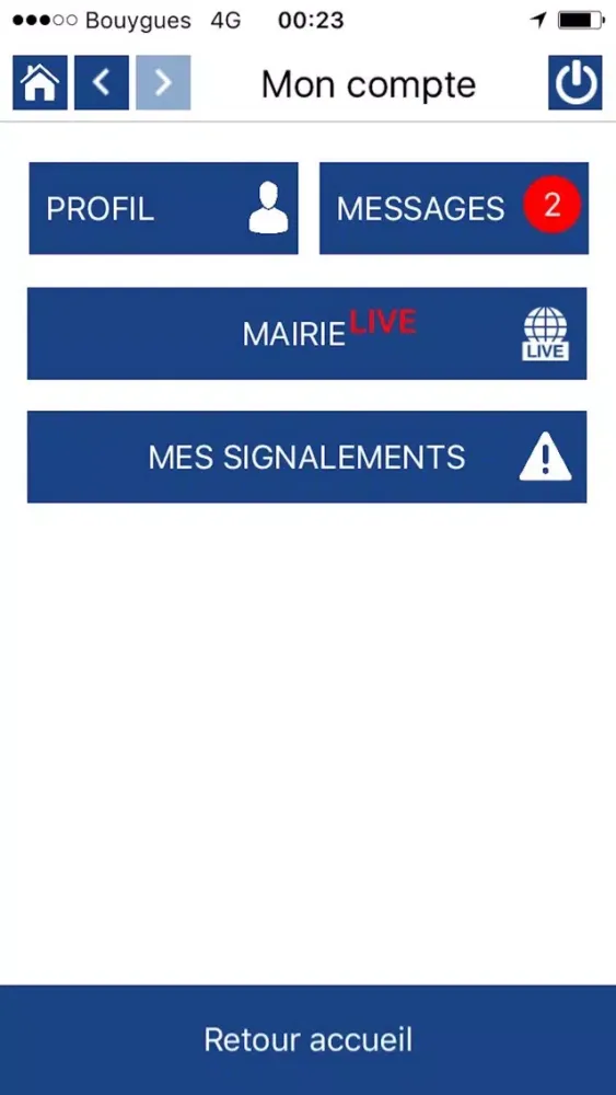 Screenshot di Allô Mairie Canada