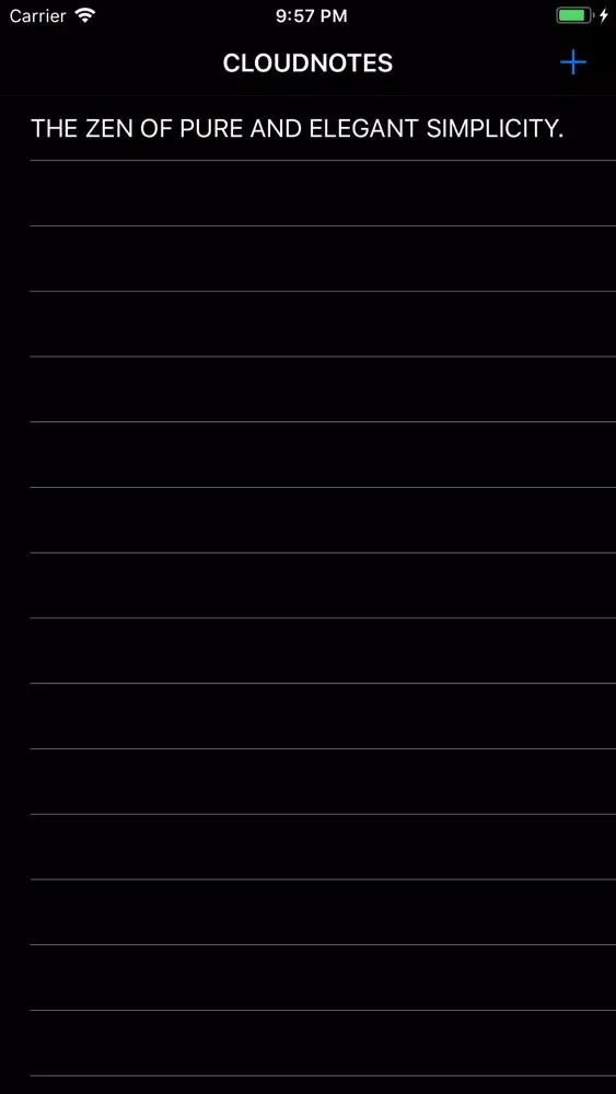 Capturas de pantalla de CLOUDNOTES X