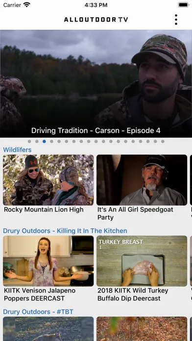 Capturas de pantalla de ALLOUTDOOR TV
