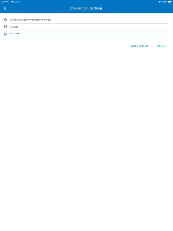 Capturas de tela do Alloy Inventory Scanner iPad 