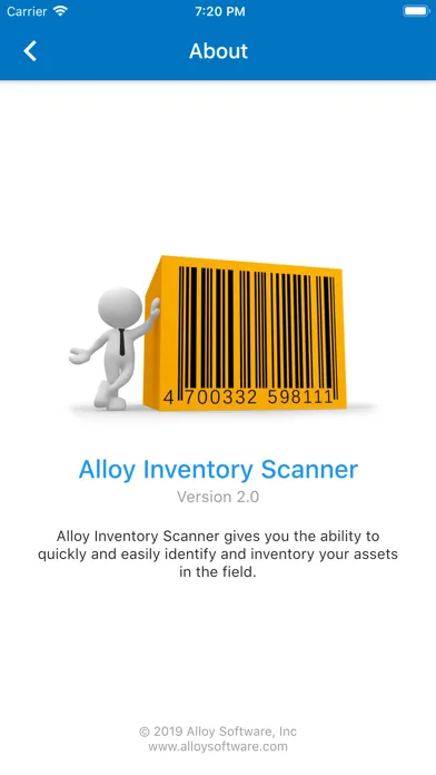 Capturas de tela do Alloy Inventory Scanner