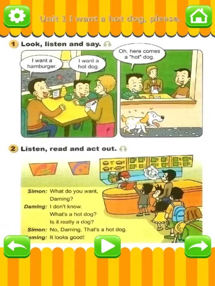 Captures d'écran de 外研版小学英语六年级下册 - 中英双语发音六年级下册 - 三年级起点正版英语点读机 iPad 