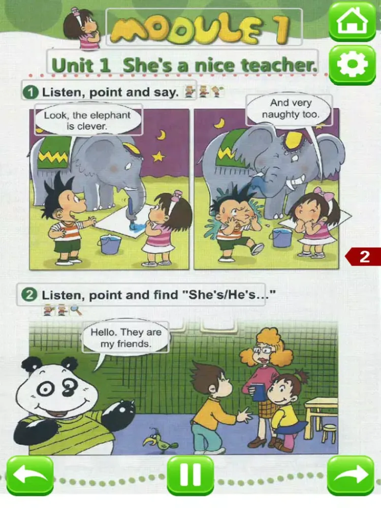 Zrzuty ekranu 小学英语四年级下册 - 大白兔点读系列 - 外研版三起点小学生英语口语 iPad 