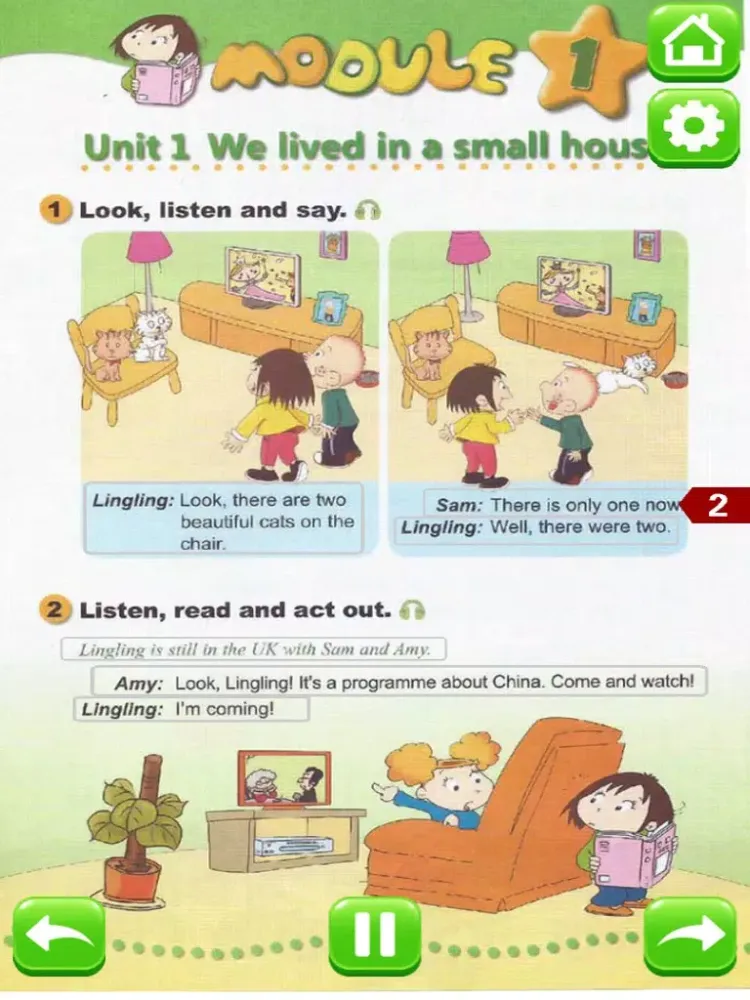 小学英语五年级下册 - 大白兔点读系列 - 外研版三起点小学生英语口语 iPad  Screenshots