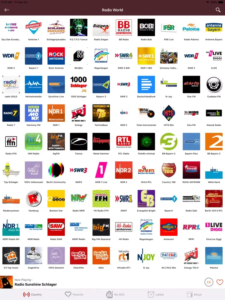 Скриншоты Radio Monde FM - Radios France iPad 