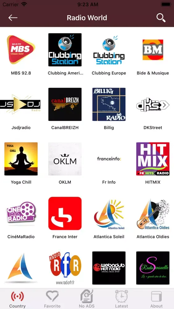 Скриншоты Radio Monde FM - Radios France