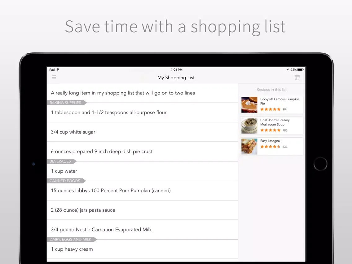 Скриншоты Allrecipes: Easy Recipe Ideas iPad 