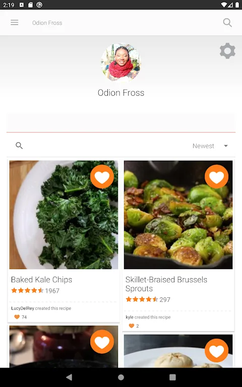Ảnh chụp màn hình của Allrecipes