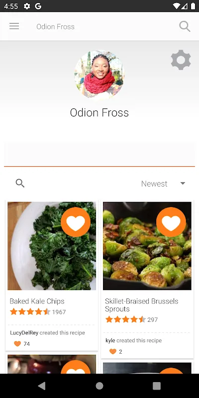 Ảnh chụp màn hình của Allrecipes