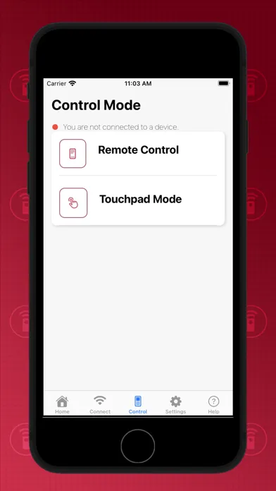 Capturas de tela do Remote for Sony devices