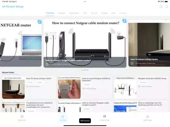 All Router Setup iPad  Screenshots