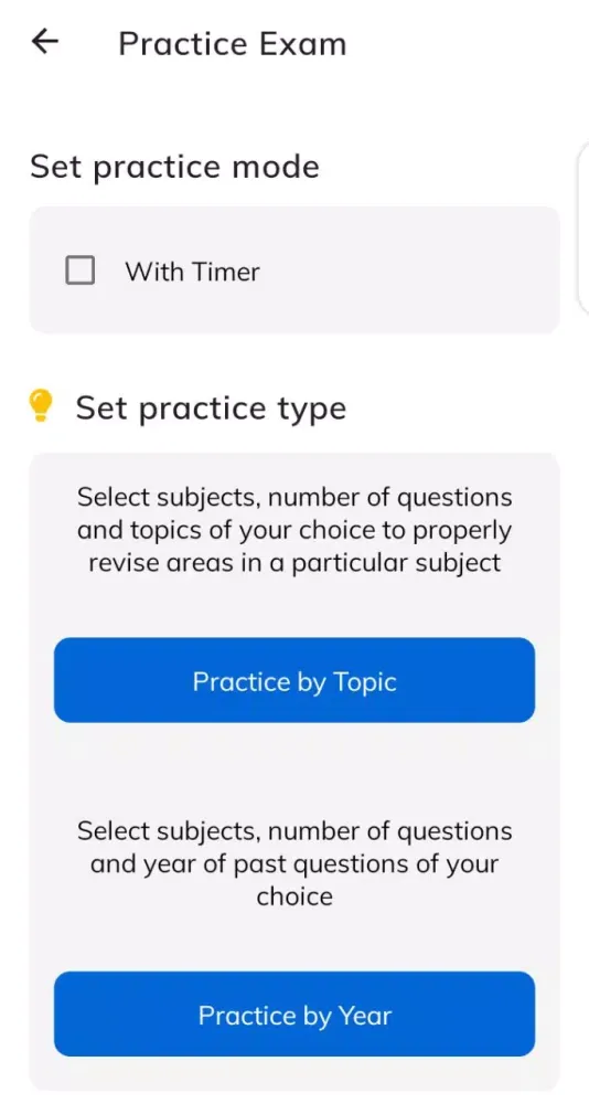 Allschool JAMB CBT App 2025 سکرین شاٹس