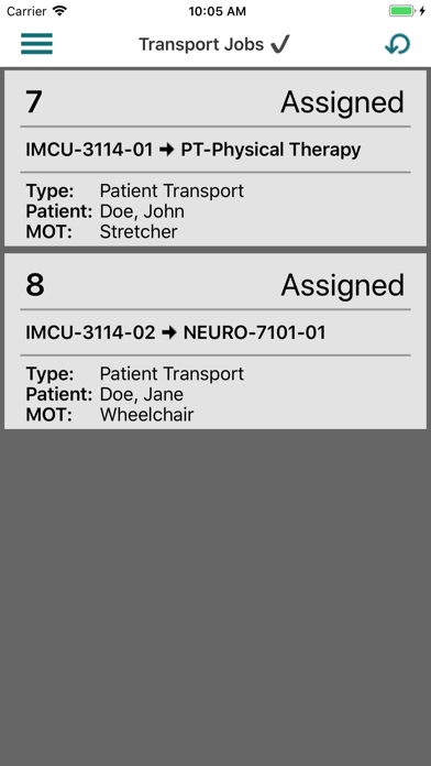 Tangkapan skrin Allscripts Patient Flow