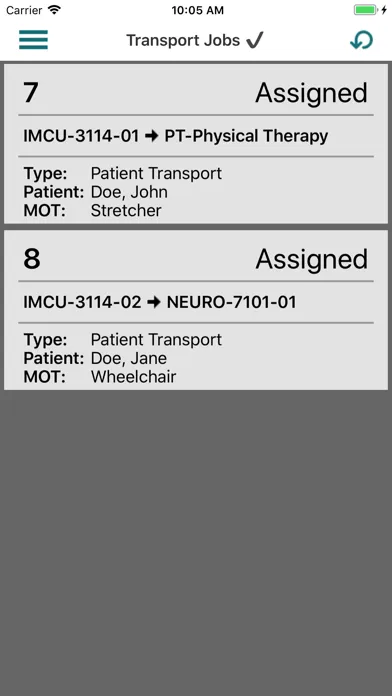 Allscripts Patient Flow スクリーンショット