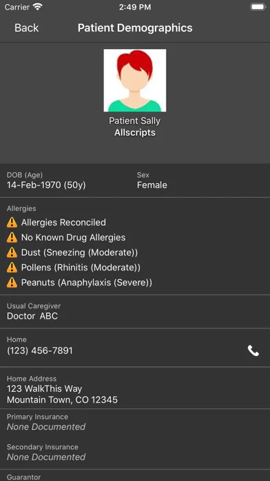 Veradigm EHR Clinical Images 스크린샷