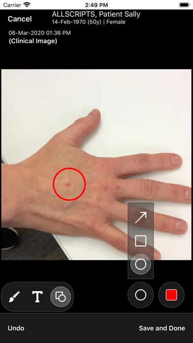 Veradigm EHR Clinical Images 스크린샷
