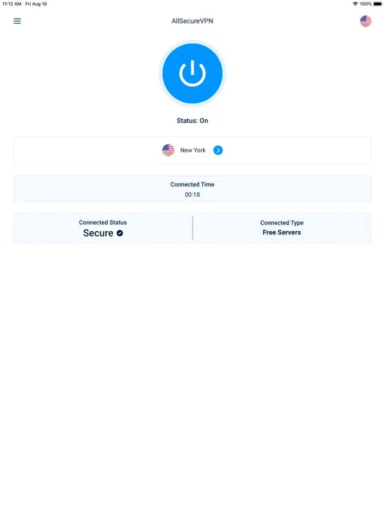 All Secure VPN & WiFi Proxy iPad  Screenshots