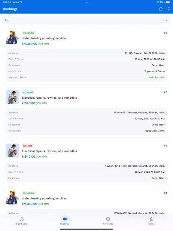 صور All Services Providers iPad 