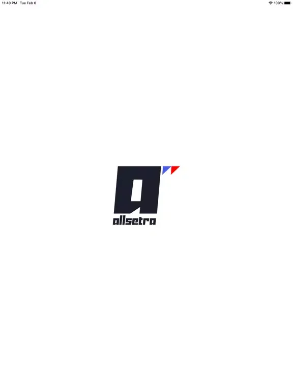 Tangkapan layar Allsetra Installer iPad 