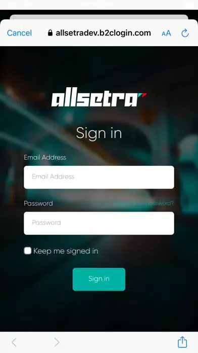 Tangkapan layar Allsetra Installer