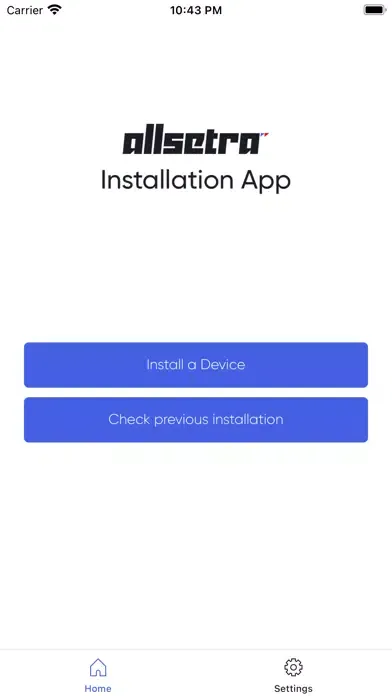 Tangkapan layar Allsetra Installer