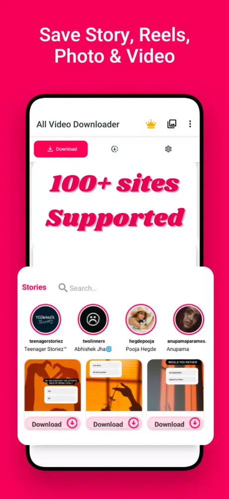 Story Downloader & Video Saver স্ক্রিনশট
