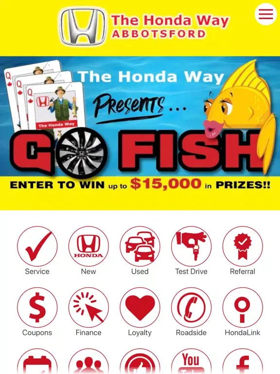 Honda Way Abbotsford iPad 應用截圖