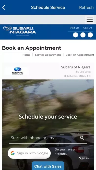 Capturas de pantalla de Subaru of Niagara