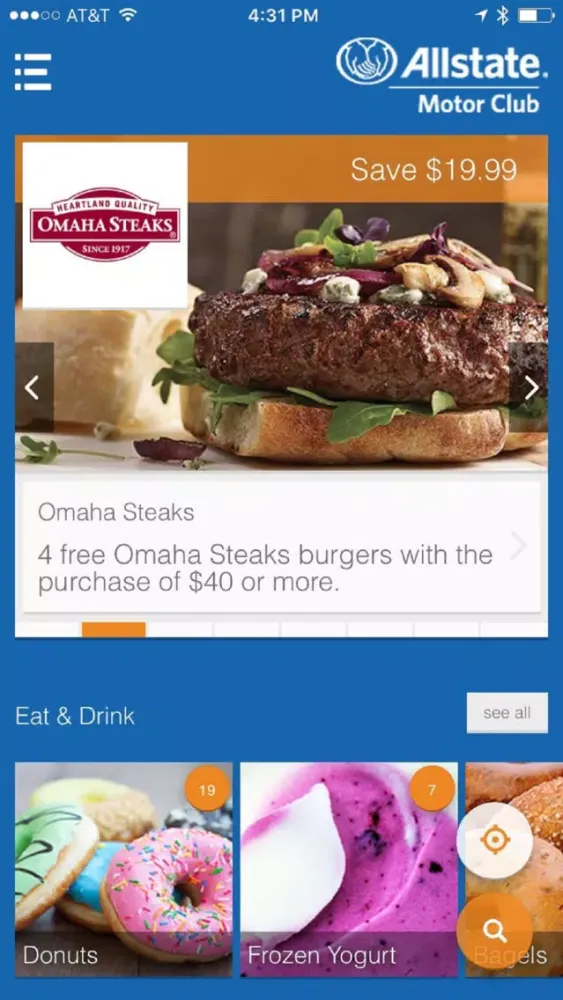 Allstate Motor Club Access to Savings スクリーンショット