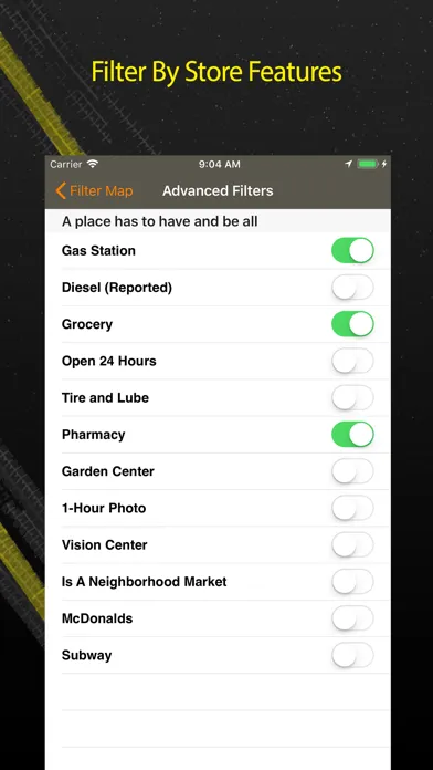 Capturas de pantalla de Walmart Overnight Parking