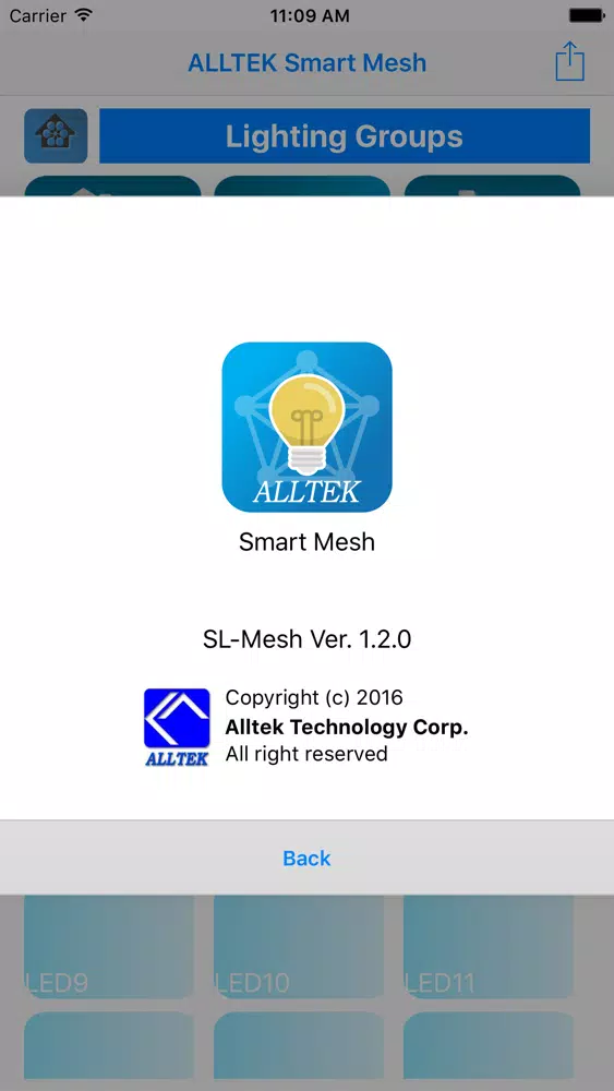 Ảnh chụp màn hình của Alltek Smart Mesh