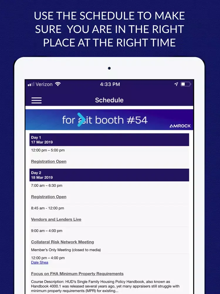 Zrzuty ekranu Valuation Expo iPad 