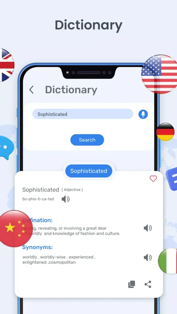Captures d'écran de Voice Translator: AI Translate