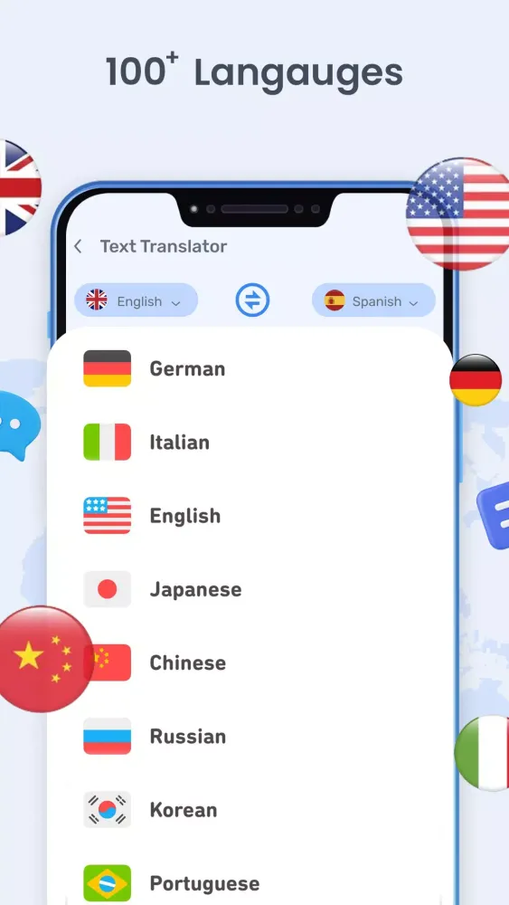 Captures d'écran de Voice Translator: AI Translate