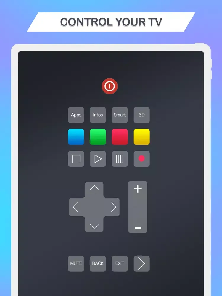 ALL TV Remote Control iPad  স্ক্রিনশট