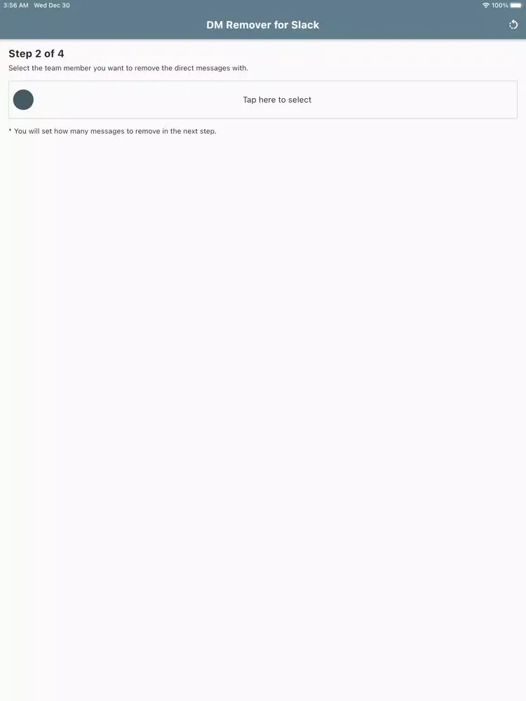 Tangkapan layar DM Remover iPad 