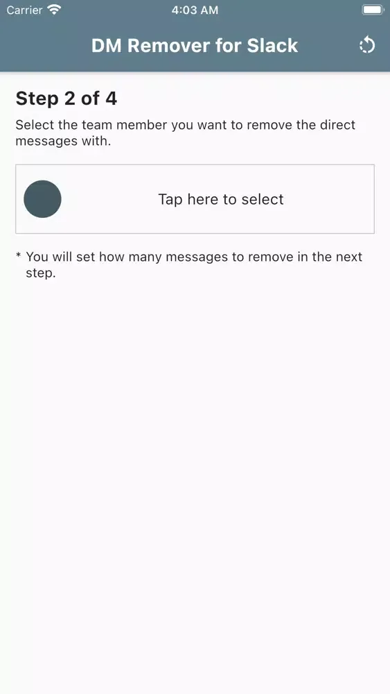 Tangkapan layar DM Remover