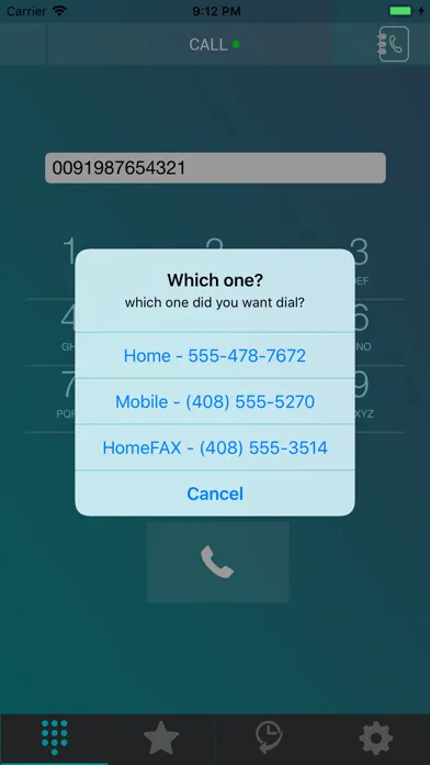 Hello Card Dialer应用截图